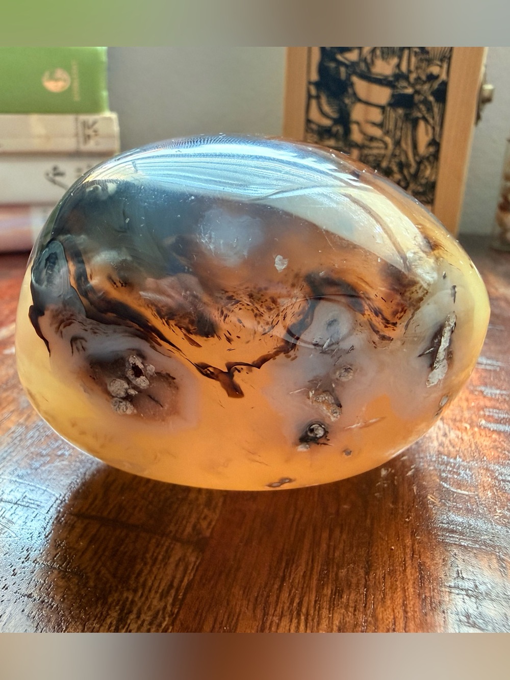 ✨ Chalcedony/Agate Freeform • “Banishing Stone” • 347 g
